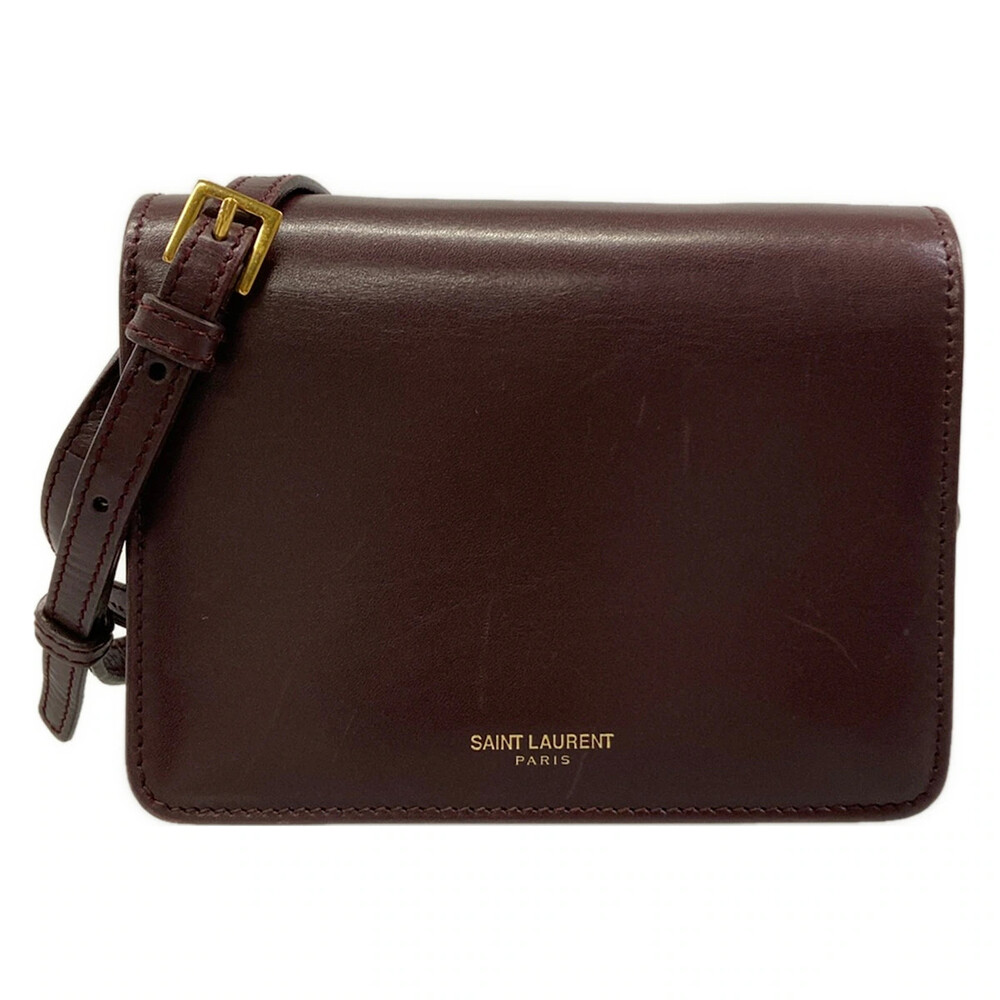 Saint Laurent Paris Bordeaux Leather #320243S76B